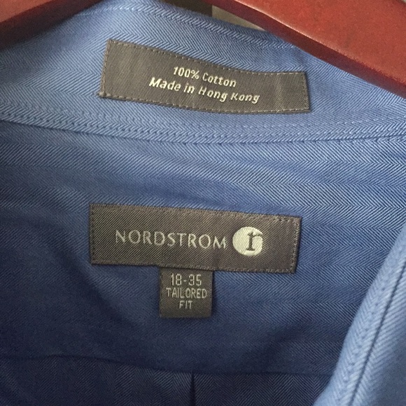 Nordstrom Other - Men's Nordstrom Blue Dress Tailored Fit Shirt